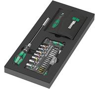 Wera Juego de herramientas Kraftform Kompakt y Tool-Check PLUS 9750 Set 1, 57 piezas, negro-verde