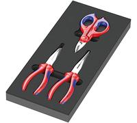 Wera 05150181001 9781 Depósito de espuma juego de alicates KNIPEX Set 2, 3 piezas