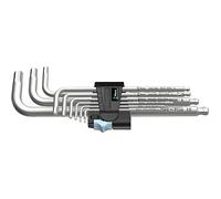 Wera Juego de llaves acodadas métricas 3950/9 Hex-Plus Stainless, acero inoxidable, 9 piezas