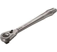 Wera Carraca 8004 B Zyklop Metal – cuadradillo 3/8 pulgada con palanca de inversión de giro, 222 mm