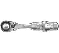 Wera 8008 A Carraca Zyklop Mini 3, cuadradillo de 1/4", 1/4" x 87 mm