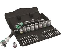 Wera Chicharra de velocidad Zyklop 3/8" 29 piezas métrico