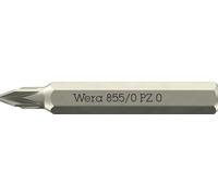Wera 855/0 Puntas Micro adecuadas para tornillos Pozidriv, PZ 0 x 30 mm