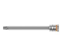 Wera 8767 A HF Zyklop Vaso de Punta con Arrastre de 1/4" con Función Sujeta-Tornillos, Naranja Brillante, TX 30 x 100 mm