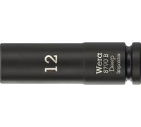 Wera 8790 B Impaktor Deep Llave de vaso con arrastre de 3/8", 12 x 63 mm
