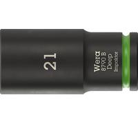 Wera 8790 B Impaktor Deep Llave de vaso con arrastre de 3/8", 21 x 63 mm