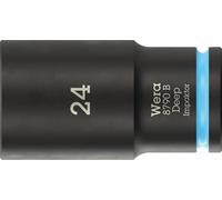 Wera 8790 B Impaktor Deep Llave de vaso con arrastre de 3/8", 24 x 63 mm
