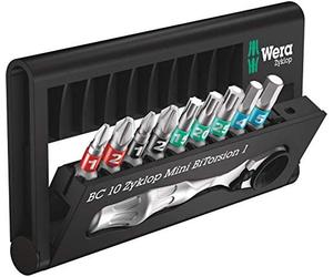 Wera bc 10 zyklop mini bt 1 llave de tuercas 10 pieza(s)