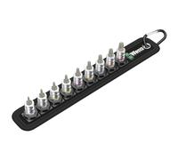 Wera Juego de vasos Zyklop TORX® 05003882001 HF 1/4" 9 piezas con retención
