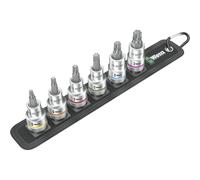 Wera Belt C 3 TORX HF Zyklop Set de 6 puntas de vaso con función de sujeción