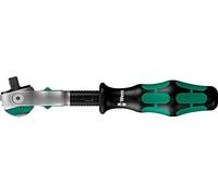 Wera, carraca zyklop speed, 1/4 pulgada x 152 mm, color verde y negro;