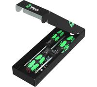 Wera - Juego de 3 destornilladores profesionales Kraftform con tecnología Lasertip, mango ergonómico multicomponente y sistema Take it easy para electricistas y técnicos - Phillips PH1x80, PH2x100 y p
