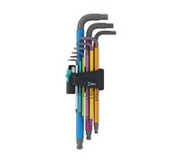 Wera Juego de llaves acodadas Allen 950 SPKL/9 Hex-Plus métricas BlackLaser 9 piezas