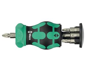 Wera Portapun. Kraftform Kompakt Stubby RA 4