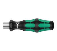 Wera Soporte de mano de 813 bits, 1/4 de pulgada x 78 mm, Wera 05051274001, negro