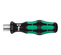 Wera Soporte de mano de 813 bits, 1/4 de pulgada x 78 mm, Wera 05051274001, negro