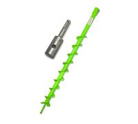 WERHE Barrena de Tierra con Adaptador SDS Plus 60 mm 80 cm para Taladro e