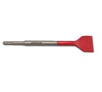 WERHE Cincel Plano SDS Plus 50x250 mm, 60SiMn Acero | compatible con Bosch, Makita, Einhell, inserción 10 mm, cambio sin herramientas, 285 g, para ladrillo y mortero