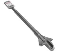 WERHE® Cincel volador SDS PLUS 60 x 400 mm - cincel de canal para martillo perforador - gubia para cincelar en ladrillo y hormigón