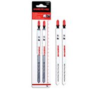 WERHE ® Profesional - 2 x Cuchillas de metal rompecabezas - C185 180mm T718GF Extra Largo - Resistencia al trabajo duro de corte rápido - Para artistas ambiciosos