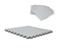 WERKA PRO Baldosas para Piscina Gris 50x50cm Grosor de 3mm 9 Piezas