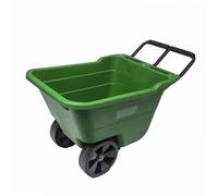 WERKA PRO Carrito de jardín con Ruedas Tanque de 90L | Madera, gran capacidad, ergonómico, durable, uso en jardín y exterior, interior, tanque 90L, movilidad fácil