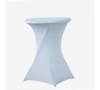 WERKA PRO Funda de Mesa Blanca Mesa Alta Redonda ø80cm