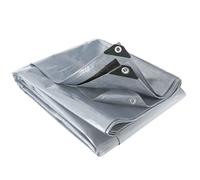 WERKA PRO Lona Multifuncional Gris y Negra 200 g/m2 6 x 6 m