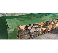 WERKA PRO Lona Multifuncional Negra y Verde 240 g/m2 1,5 x 6 m