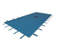 WerkaPro 02504 - Cubierta protectora 6 x 10 m - Para piscina rectangular - 140g / m2 - Marino