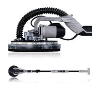 Werku® WK400030 Lijadora Circular Paredes Techos | Calidad Profesional Potencia 750 W Disco 225 mm Sistema Luz LED Incluye Disco Lijado y Manguera