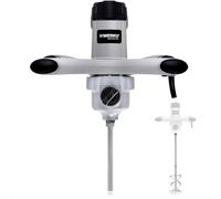 Werku WK400130, Mezclador Pintura-Mortero, Calidad Profesional, Mezclado 75 Kg, Potencia 1600 W, Incluye Varilla Mezcladora
