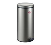 WESCO Gastro 127 - Cubo de basura con pedal (chapa de acero pulverizada, inserto de metal con 22 litros de volumen, pedal de plástico)