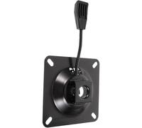 WESIEVYA Base Elevadora Cuadrada de Hierro Negra para Silla de Oficina | Palanca de Control, Pieza Robusta Ajuste de Nivel, Repuesto para Asiento Ejecutivo y Gamer