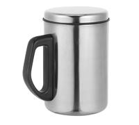 WESIEVYA Botella Térmica de Agua de Acero Inoxidable 350ml Asa, Pack de 2 Unidades para Oficina y Camping, Mantiene Café y Té Caliente