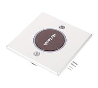 WESIEVYA Botón de Liberación de Puerta sin Contacto con Sensor Infrarrojo Placa de Montaje para Sistema de Control de Acceso Plástico Duradero para Oficinas y Edificios