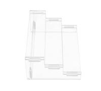 WESIEVYA Expositor Acrílico Multicapa de 3 Niveles para Figuras Coleccionables Textura Lisa y Acabado Profesional Adecuado para Exhibición en Hogar o Tienda