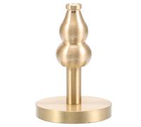 WESIEVYA Quemador de Incienso de Metal Soporte para Varilla de Incienso Diseño de Calabaza Dorado Adecuado para Relajación y Decoración en Bodas