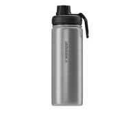 Wessper Botella Agua Acero Inoxidable 500ml Botella Termica Sin BPA con 3 Tapones | Plata Elegante Botella Resistencia al Rayado, fácil de Limpiar | Termo Agua Fria/Caliente para Niños Adultos