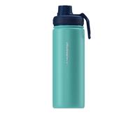 Wessper Botella Agua Acero Inoxidable Botella Termica 500 ml Sin BPA con 3 Tapones | Azul Elegante Botella Resistencia al Rayado, fácil de Limpiar | Termo Agua Fria/Caliente para Niños Adultos