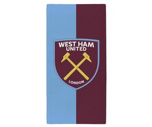 West Ham United FC Toalla de Playa Diseño Escudo (BS5907)