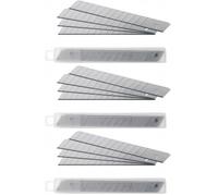Westcott E-84007 00 - Cuchillas de repuesto, 9 mm, 10 unidades (Paquete de 3)