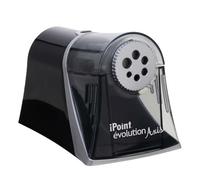 Westcott iPoint Axis E-15509 00 - Afilador eléctrico con parada automática, 6 aberturas distintas, color gris/negro