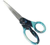 Westcott Tijera Pouring Art & Mármol, tijeras universales con cuchillas de acero inoxidable y mango de plástico, 20,4 cm, color azul turquesa E-38081