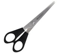 Westcott Tijeras de 6" (15,2 cm) para zurdos | Tijeras de oficina con mangos de plástico negro | Cuchillas extraafiladas, acero inoxidable | E-31162 00