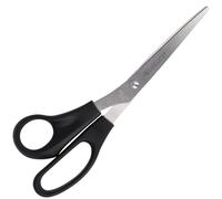 Westcott Tijeras de 8" (20,3 cm) para zurdos, Tijeras de oficina con mangos de plástico negro, Cuchillas extraafiladas, acero inoxidable, E-31182 00