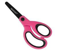 Westcott Tijeras infantiles Softgrip rosa neón para diestros | Tijeras con mango ergonómico para niños en edad preescolar | Tijeras para manualidades de 13 cm | Punta redondeada | E-21564 00