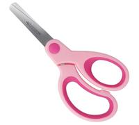 Westcott Tijeras para niños Softgrip rosa para diestros | Ergonómico para niños en edad preescolar | 13 cm (5") ideales para manos infantiles | Seguridad gracias a la punta redondeada | E-21580 00