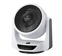 Westinghouse iluminación 73037 Ventilador de escritorio portátil oscilante Cormac, con mando a distancia, 25 cm, acabado blanco y negro