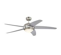 Westinghouse Lighting 72069 Ventilador De Techo con Luz, 55 W, Plata, 132 X 132 X 36 Cm